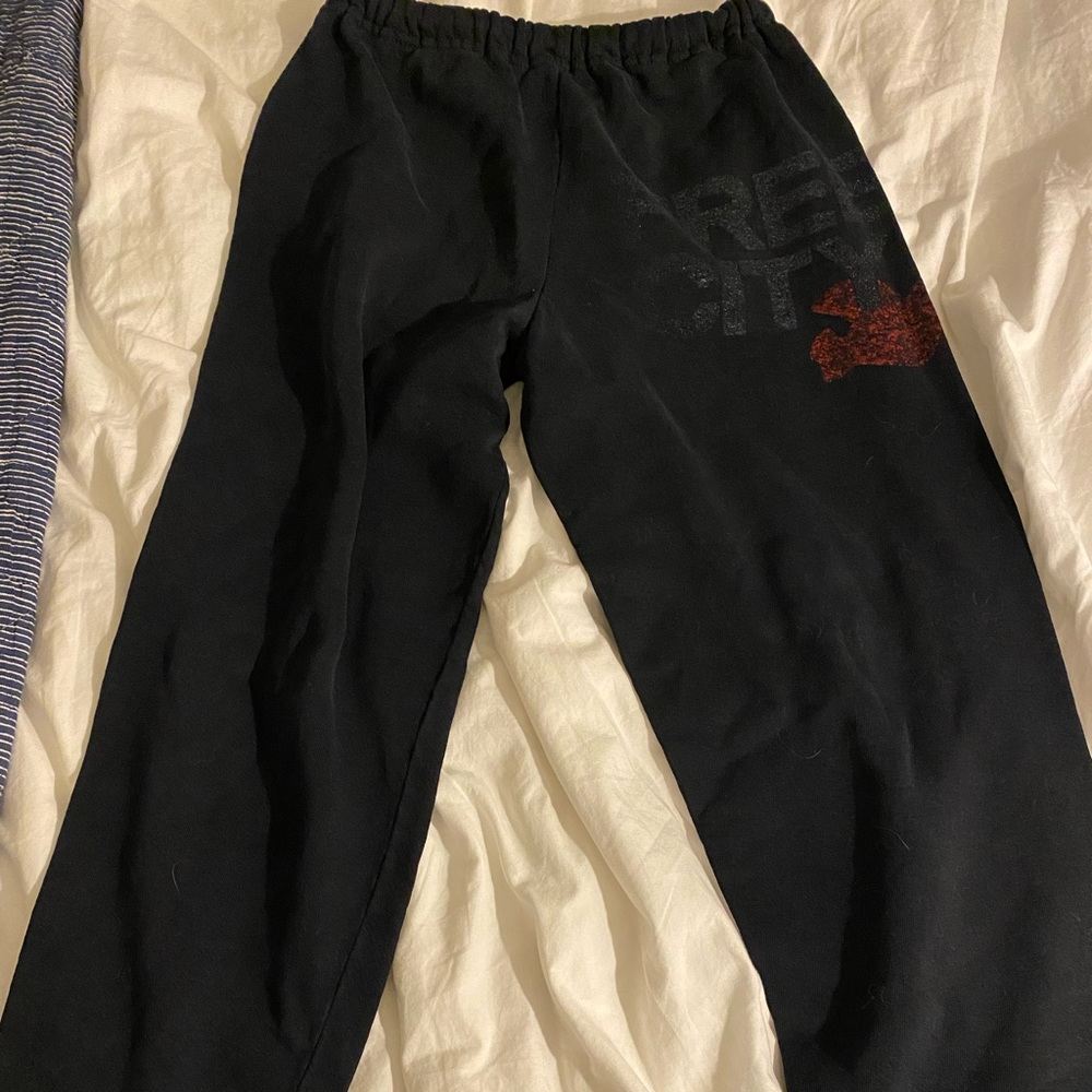 Free city oversized sweatpants black size Small